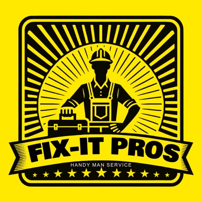 HANDY MAN Service Logo Logótipo template