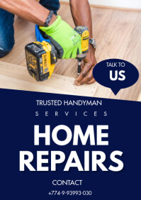 Handyman Flyer Templates Free A3