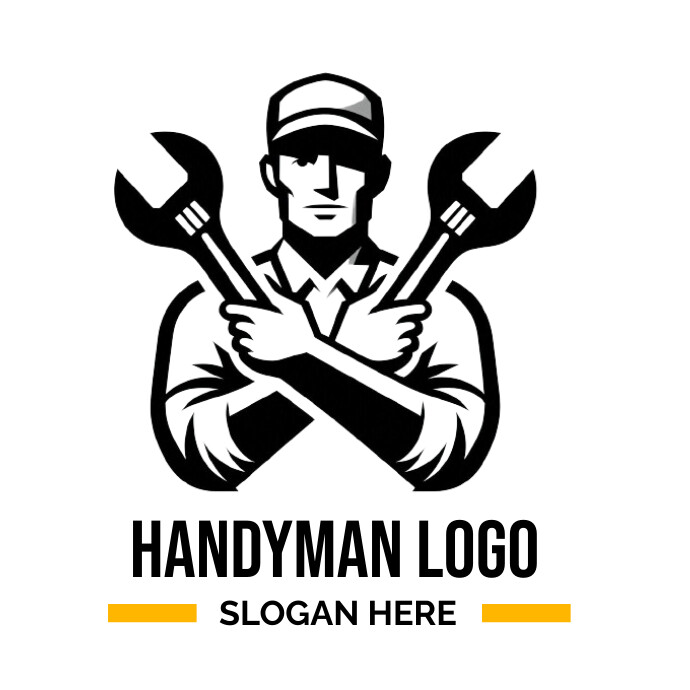 handyman logo Logótipo template