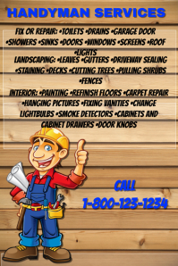 70 customizable design templates for handyman postermywall