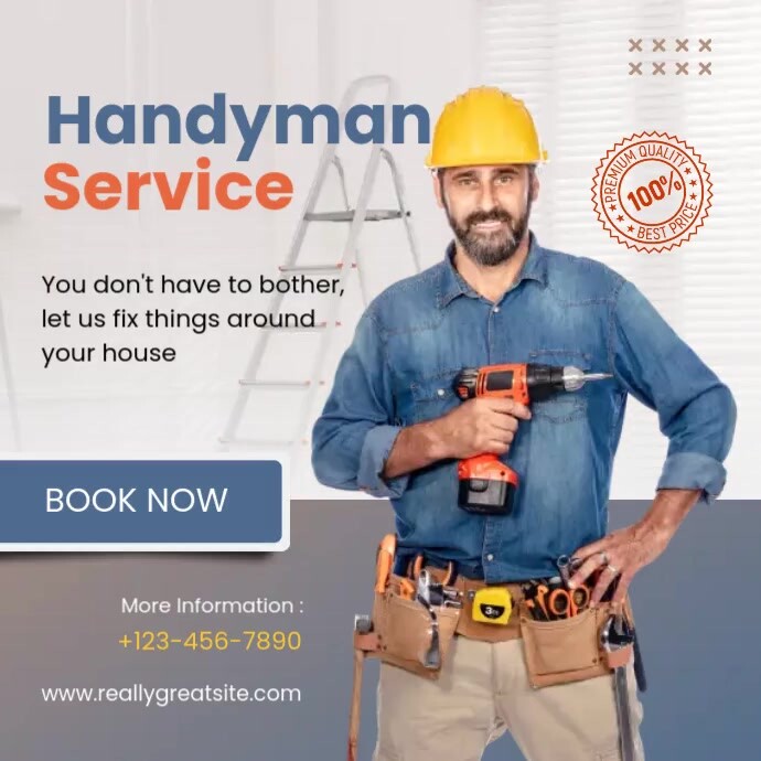 handyman service template | PosterMyWall