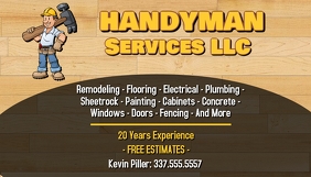 Customize Handyman Business Card Templates Postermywall