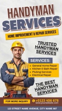 Handyman Services Instagram Reel template