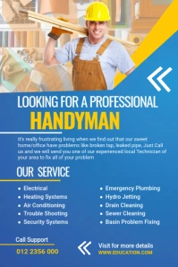 handyman services Tumbir Graphic template