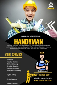 handyman services Tumblr Graphic template