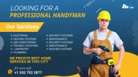 Handyman services  Twitter Post template
