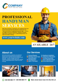 Handyman services video template A4