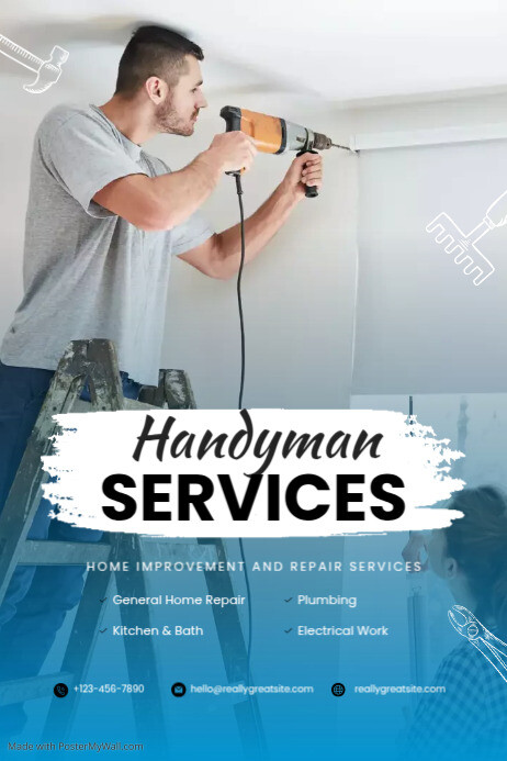 Handyman Template PosterMyWall