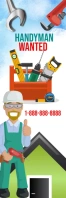 Handyman Wanted Transparent 2 stopy × 6 stóp template