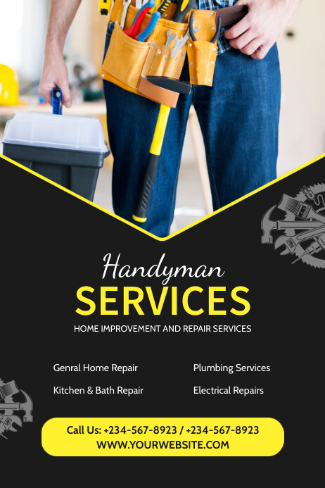 Handyman4 Template PosterMyWall handyman4-template-postermywall