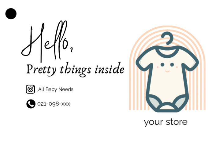 Hang tag for baby store. Suiteble for baby store label, baby gift box ...