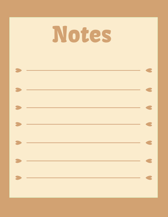 Hanging Notes Hanging Notes Template | PosterMyWall