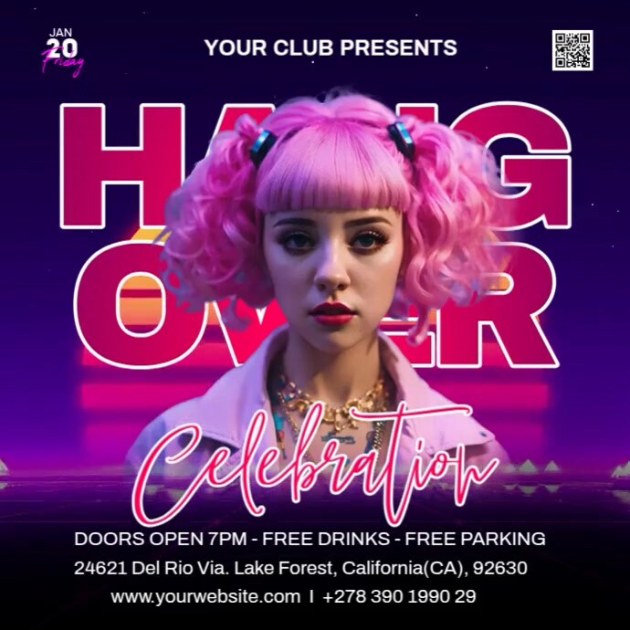 Hangover Celebration Video Template PosterMyWall