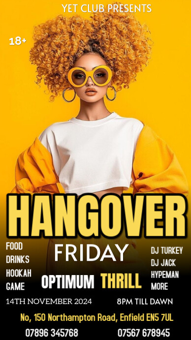 Hangover Friday Instagram 快拍 template