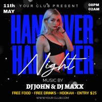 Hangover night Instagram na Post template