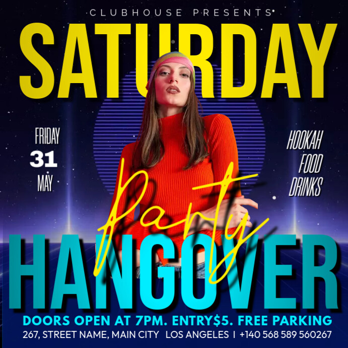 hangover.a Wpis na Instagrama template