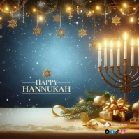 Hannukah Festival Post template