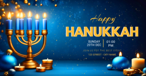 Hanukah,festival,event,hannukah Ibinahaging Larawan sa Facebook template