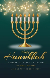 Hanukah,festival,event,hannukah Tabloid template