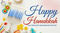 hanukkah celebration Tampilan Digital (16:9) template