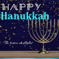 Hanukkah Pos Instagram template