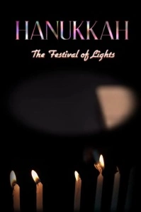 Hanukkah Poster template