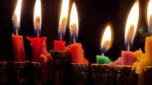 Black Hanukkah Celebration Coverfoto til YouTube-kanal Template