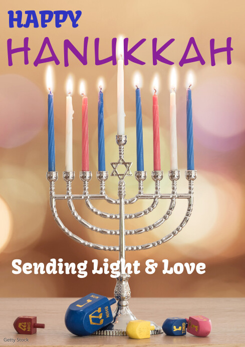 Hanukkah Template PosterMyWall