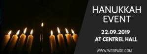 Hanukkah event facebook cover template Facebook-coverfoto