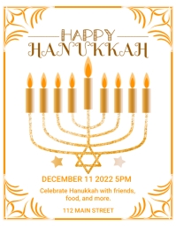 Hanukkah Flyer Template | PosterMyWall