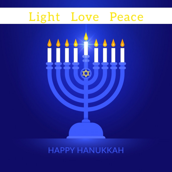 Chanukka Grusskarte Vorlage Vorlage Postermywall