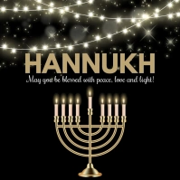 Hanukkah Template Square (1:1)