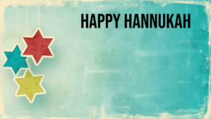 Hanukkah zoom Facebook Microsoft Team backgro Præsentation (16:9) template