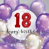 happy 18th birthday template PosterMyWall happy 18th birthday template PosterMyWall