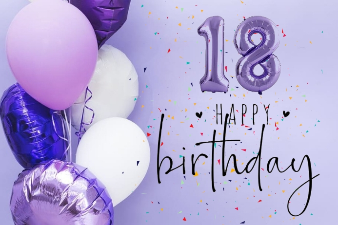 happy 18th birthday template PosterMyWall happy 18th birthday template PosterMyWall