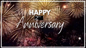 Happy 2nd Anniversary Template YouTube-miniature
