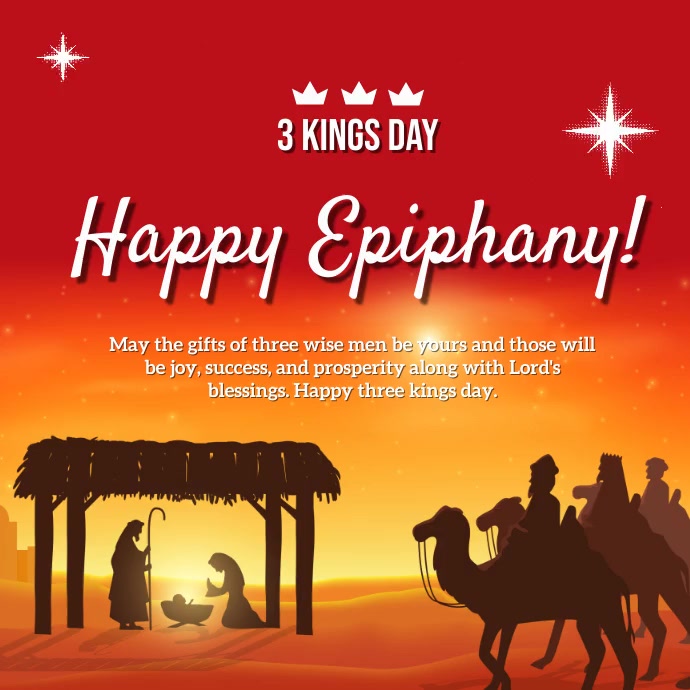 Copy of Happy 3 kings | PosterMyWall