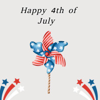 Happy 4th  Instagram Post template