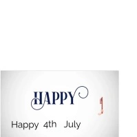 Happy 4th July โลโก้ template