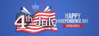 Happy 4th July Independence Day Facebook 封面图片 template