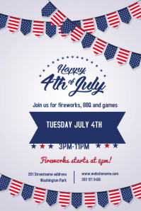 Create Free 4th Of July Flyers Postermywall
