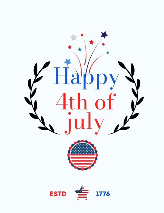 Happy 4th of July Template PosterMyWall