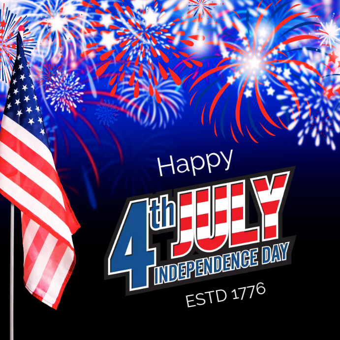Happy 4th of July event free templates PosterMyWall