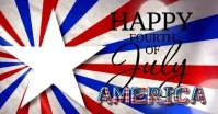 Happy 4th Of July Facebook Shared Image DESIG template