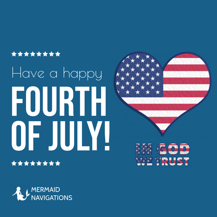 Happy 4th of July Instagram post template Instagram-Beitrag