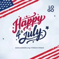 Happy 4th of July Post Template