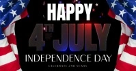HAPPY 4TH OF JULY VIDEO DESIGN TEMPLATE auf Facebook geteiltes Bild