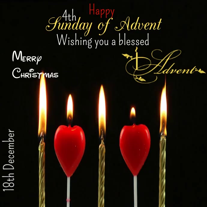 Copy of happy advent blessings instagram post | PosterMyWall