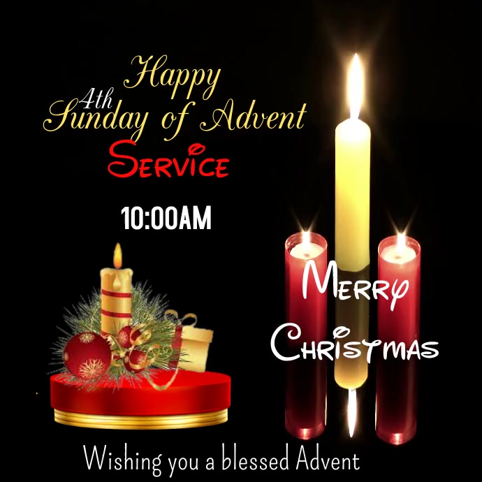 happy advent instagram post Template | PosterMyWall