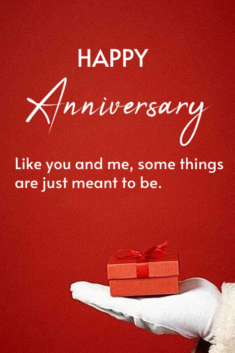Happy anniversary, poster,template | PosterMyWall